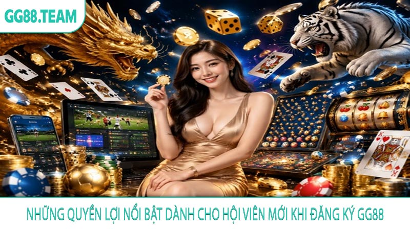 Những quyền lợi nổi bật dành cho hội viên mới khi đăng ký GG88